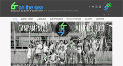 Desktop Screenshot of escueladesurfonthesea.com