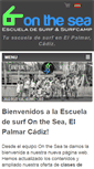 Mobile Screenshot of escueladesurfonthesea.com